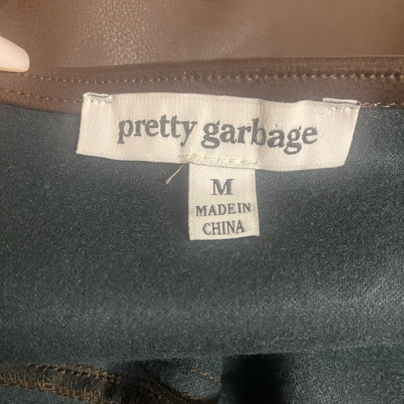 Pretty Garage leather crop top - Picture 4 of 4